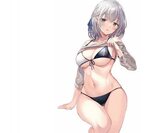 Скачать обои girl, sexy, boobs, anime, pretty, breasts, biki